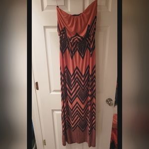 Strapless Maxi Dress